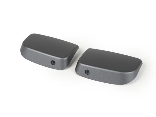 Coppia copripompa freno BGM PRO BGM4590KTGT senza fori specchio, grigio titanio 742/B, per Vespa GTL e GTS compatibili.