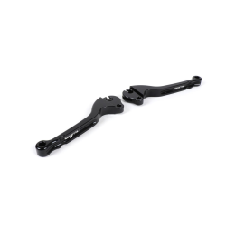 Pair of brake levers - BGM PRO CNC cable - Vespa Largeframe 1957-1998 - PX, T5, Sprint, Rally, GT, GTR, TS, VNA, VNB, VBB, VBA, GS, SS180, Smallframe 1963-1989 V50, 50N, V90, PV125, ET3, PK S, PK XL1 - black