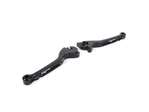 Coppia leve BGM PRO CNC nere per Vespa PX 1998-2003 e LML Star/Stella con pompa Grimeca o LML. MPN BGM4550KT, GTIN 4251389112235.
