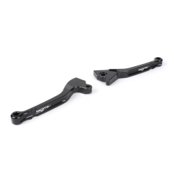Coppia leve freno - BGM PRO CNC sport, corto (130mm)- Vespa LX, LXV, S, Primavera 50-150, Sprint 50-150 - nero