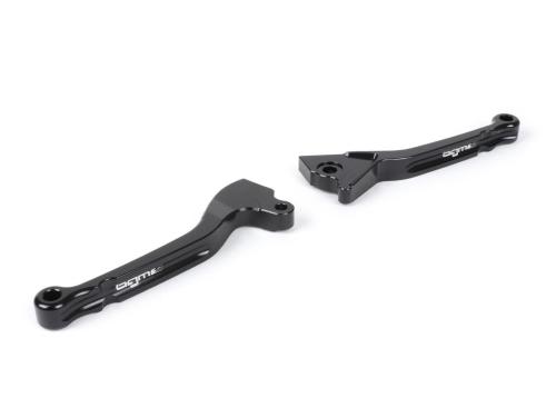 Coppia leve freno - BGM PRO CNC sport, corto (130mm)- Vespa LX, LXV, S, Primavera 50-150, Sprint 50-150 - nero