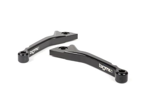 Coppia leve freno BGM PRO Sport BGM4500 nere lucide, CNC dal pieno e lunghe 130 mm, per Vespa GT, GTL, GTS e GTV compatibili fino al 2022.