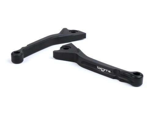 Coppia leve freno - BGM PRO sport, corto (130mm)- Vespa GT, GTL, GTS 125-300 - nero opaco