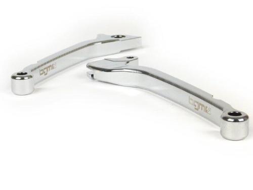 Coppia leve freno - BGM PRO sport, lungo (165mm)- Vespa LX, LXV, S, Primavera 50-150, Sprint 50-150 - cromato