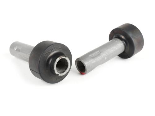 Coppia silent block motore BGM PRO BGM7954 Touring per Vespa PK 50-125: durezza media, marcature rossa e verde e montaggio direzionale.