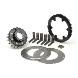 Primaria BGM PRO 23/63 a denti dritti, rapporto 2,74, per Vespa PX dal 1997 e Cosa2/FL dal 1992, con pignone, corona e parastrappi.