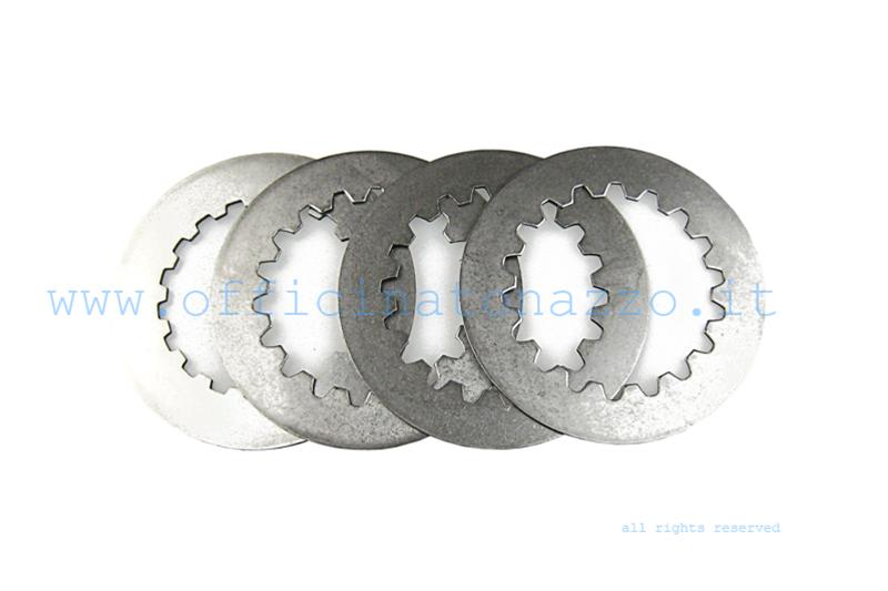 Disco intermedio frizione 5 dischi 8 molle per Vespa telaio grande (4 pz)