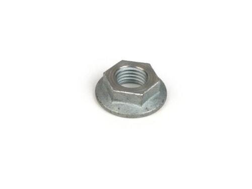 Dado M12 x1.50 apertura chiave=18 piatto (usato per albero motore/ingranaggio elastico Vespa V50, V90, SS50, SS90, PV125, ET3, PK S, PK XL) - resistenza alla trazione=10