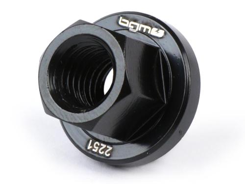 Dado volano M10 x 1.50 bordo Ø=22x4mm, h=15mm apertura chiave=14 -BGM PRO- Vespa V50 R (917730-), V50 S (81867-), V90 (194927-), PV125 (194970-), ET3, PK S