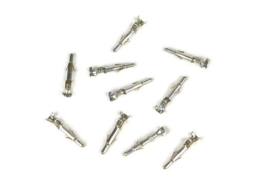 10 terminali cilindrici maschio BGM ORIGINAL BGM4710M, 20x2,1 mm, per cablaggio statore Vespa PK, PX Arcobaleno, Cosa e T5.