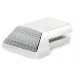 Puntale listelli pedana px fresato CNC colore alluminio