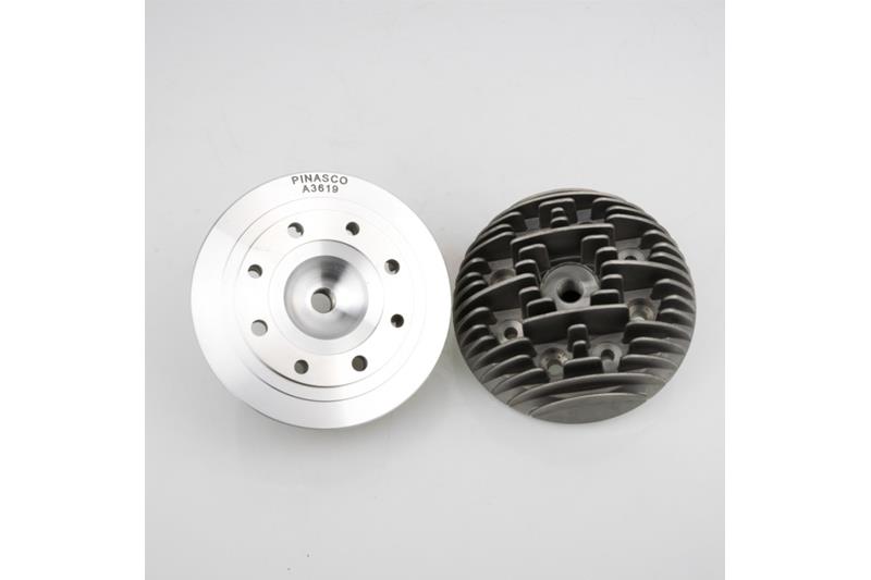 Cylinder head for Vespa ET3 145cc Pinasco VRH ø60,0 central spark plug (8 holes)