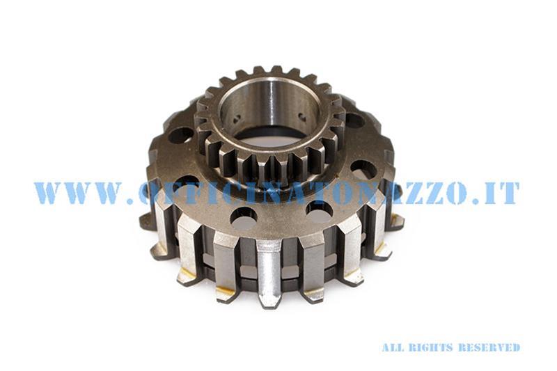 Pinasco pinion Z 23 for clutch 8 straight-toothed springs for Vespa PX from 1998 onwards and BULL CLUTCH compatible with Polini
