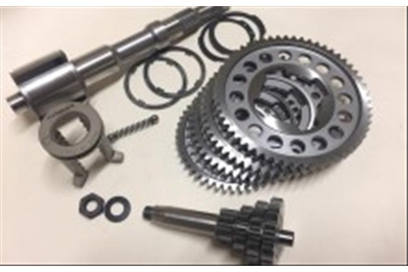 complete Gran Tour gearbox - Complete and assembled 4-speed Crimaz gearbox kit for Vespa smallframe Gran Tour version 10/55 14/53 18/50 21/47