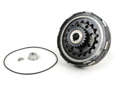 Clutch - 24 teeth - BGM Pro Superstrong 2.0 CR80 Ultralube, type Cosa2/FL - for elastic gear 62/63 teeth (straight) - Vespa PX, Cosa, T5, Sprint150 Veloce, Rally, GTR, TS125, Super150 (VBC)