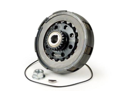 Frizione -BGM Pro Superstrong CNC, tipo Cosa2/FL - per ingranaggio elastico 67/68 denti - Vespa PX80, PX125, PX150, T5 125cc, Cosa, Sprint150, Rally180, GT125/GTR125, TS125, GL150, Super125 (VNC1, 11001-), Super150 - 23 denti