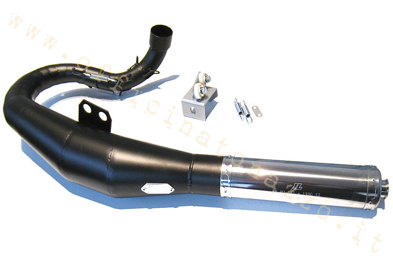25020000 - Performance Racing RZ EVO 2000 expansion muffler black for Vespa 200