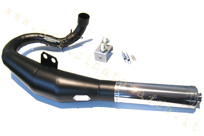 25020000 - Marmitta ad espansione Performance Racing RZ EVO 2000 nera per Vespa 200