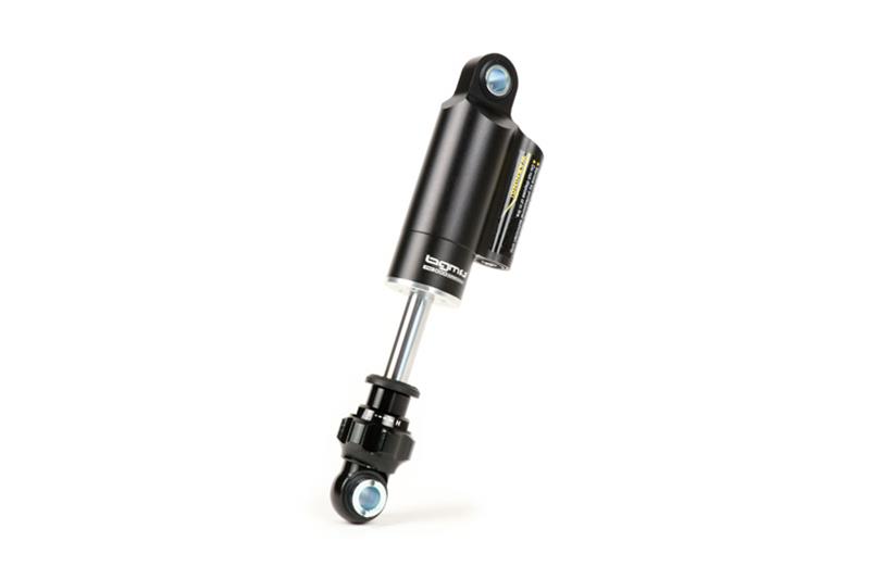 BGM PRO SC WETTBEWERB schwarz einstellbarer Frontdämpfer für Vespa VNA - VNB - VBA - VBB - Super - Sprint - Sprint Veloce - GL - Rallye - GT - GTR - TS