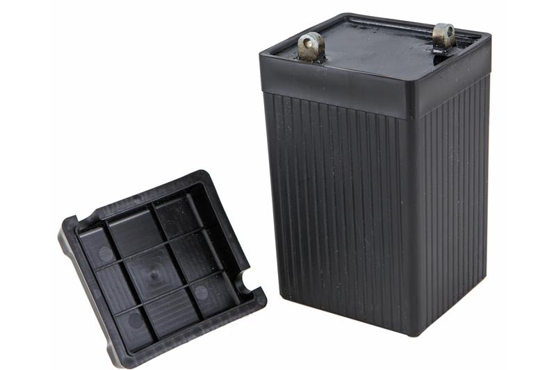 Trockenbatterie 6V - 10Ah für Vespa 125 TS / 150 VL / 160 GS / 180 SS / 180-200 Rallye, auch geeignet für PIAGGIO Ape AB 125,160x83x93 mm