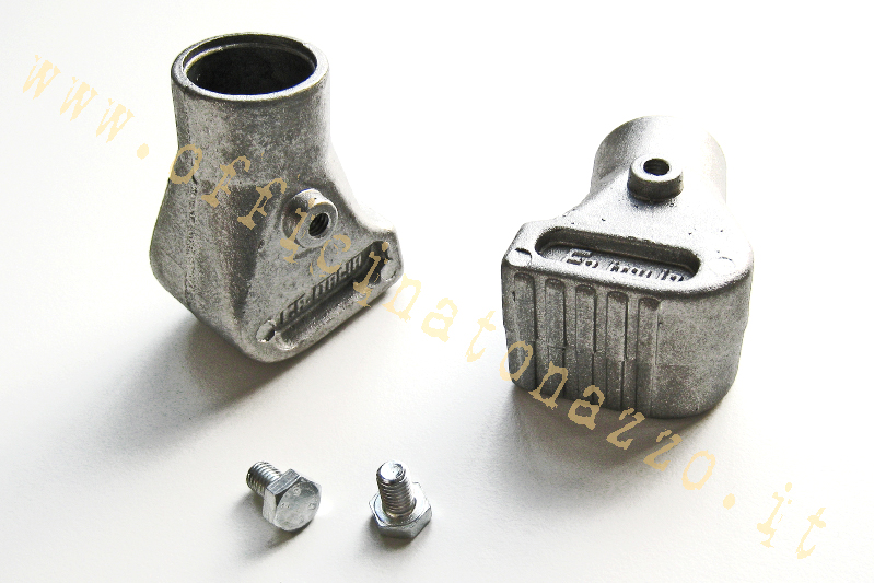 5040 - Vespa stand shoes in sandblasted aluminum Ø22mm