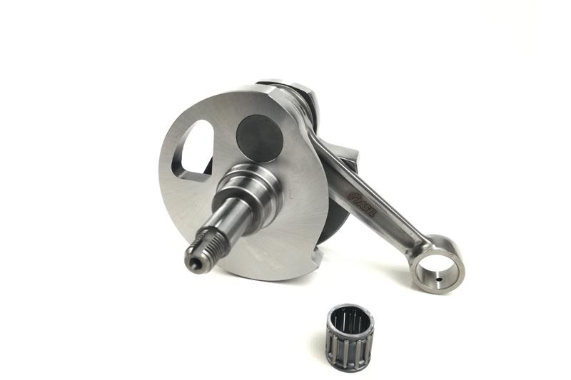 Albero Motore Anticipato JASIL per Vespa PX 125/150 cc corsa 57 cono 20 con biella lucidata.