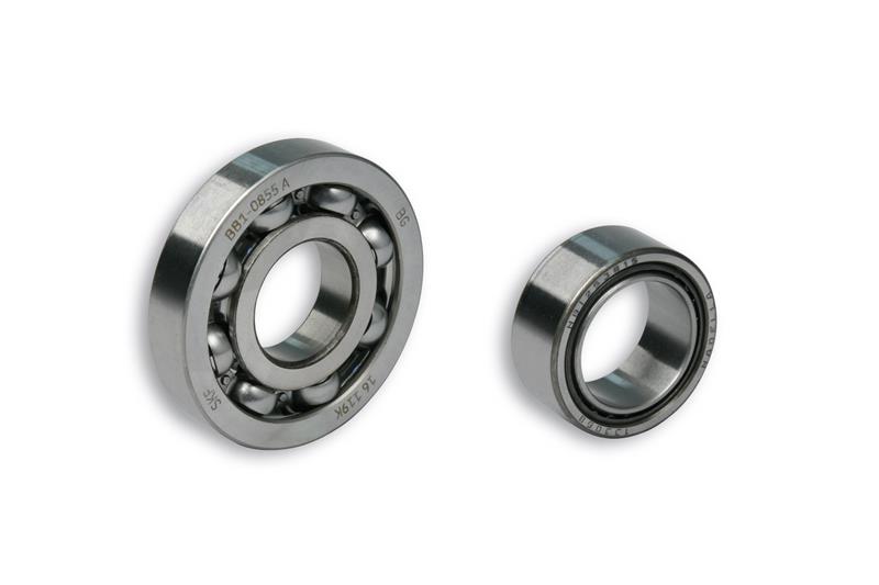 Main bearing kit MHR Ø 25 flywheel side and clutch side for Vespa PX - PE - TS 2nd series