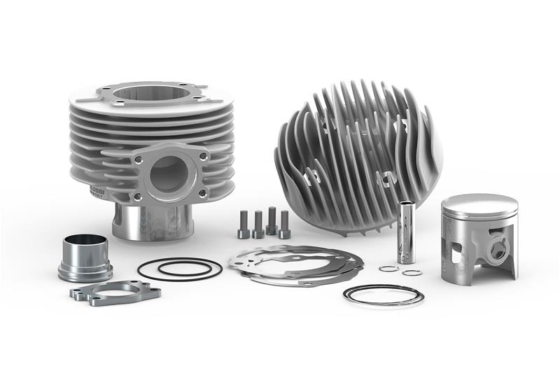 Cilindro Malossi 177cc  SPORT Ø 63 IN ALLUMINIO CVF2 CON SPINOTTO Ø 15