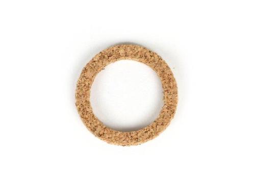 Guarnizione in sughero BGM SC4010 da 26,5x35x4 mm per bicchiere spia rubinetto benzina Vespa Wideframe VN, VM e ACMA compatibili.