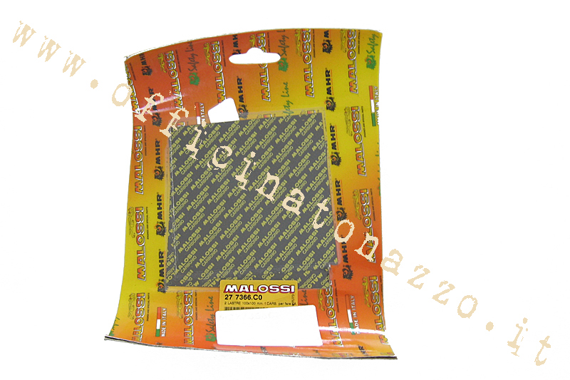 M277366C - Lastre in fibra di carbonio Malossi 0,25 mm - 100 x 100 mm per collettore lamellare