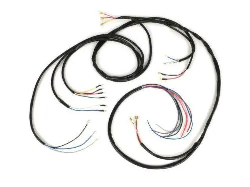 Impianto elettrico -BGM ORIGINAL- Vespa Rally180 (modelli tedeschi) con batteria, frecce e blocchetto di accensione