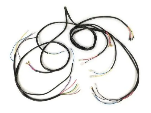Impianto elettrico -BGM ORIGINAL- Vespa Rally200 Electronic (modelli tedeschi) con batteria, frecce e pulsante di massa