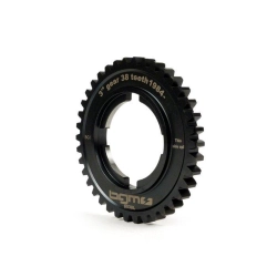 Ingranaggio terza BGM PRO BGM6538L a 38 denti per cambi PX Lusso/EFL dal 1984, T5, Cosa e LML 2T. Acciaio NiCrMo cementato.