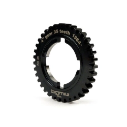 Ingranaggio quarta marcia BGM PRO BGM6535L a 35 denti per cambi Arcobaleno/Lusso con crociera piatta su Vespa PX, T5, Cosa e LML compatibili.