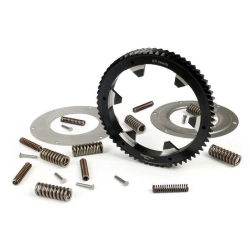 Ingranaggio elastico BGM PRO da 65 denti elicoidali per Vespa PX200 e Rally200, fornito con kit di revisione rinforzato della primaria.