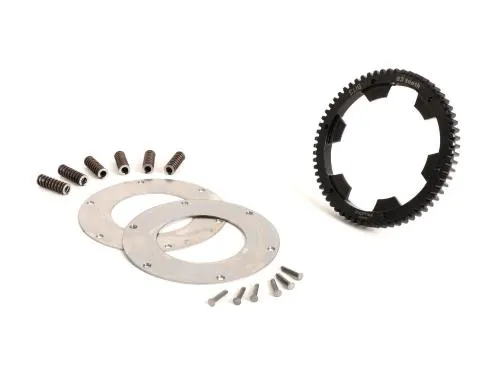 Ingranaggio elastico -BGM PRO- Vespa Wideframe VM, VN, VL, VB, GS150 (VS5 102950-), Largeframe VNA, VNB, VBA, VBB, VGLA, VGLB, VNC (-011000) - incl. kit riparazione ingranaggio elastico BGM PRO rinforzato - 63 denti (diritti)
