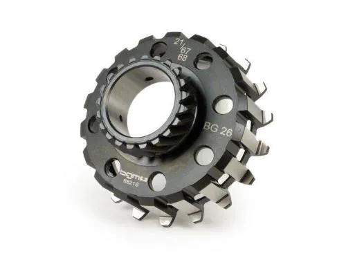 Pignone frizione BGM PRO BGM6821S Z21 per corona elicoidale Z67/Z68, adatto a Vespa Cosa2, PX dal 1995 e frizioni BGM Superstrong.