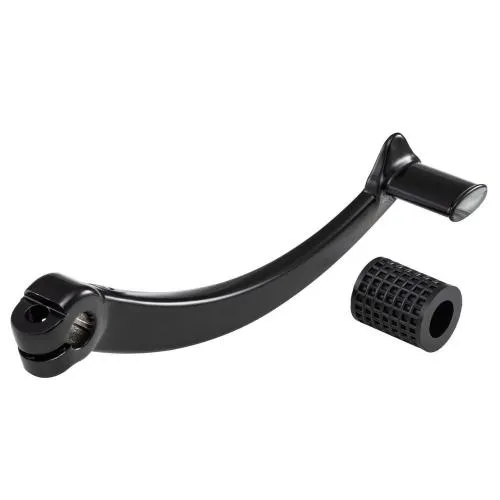 Kickstart Lever SIP VBB Style, for Vespa P80-150X/P200E/PX80 -200E/Lusso/'98/MY/'11/Cosa also for LML Star 125- 200 2T /4T/Stella aluminium, black powder coated, bent, for PX engines in old frame, incl. rubber and screw Grade 1* - first-class repai