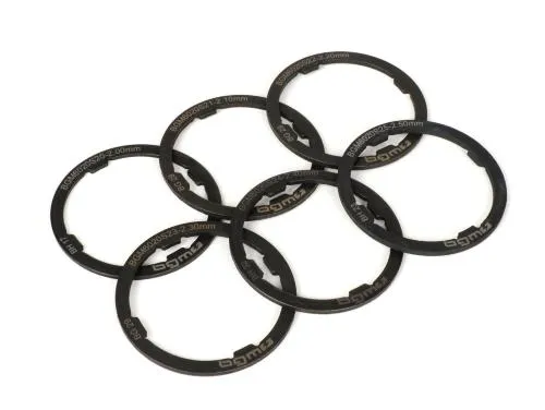 Kit anello di spallamento -BGM ORIGINAL- Vespa Largeframe VNA, VNB, VBA, VBB, GL, Sprint, GT, GTR, TS, Rally, PX PE - 2,00-2,50mm (+0,0 /- 0,04mm) - 6 pz