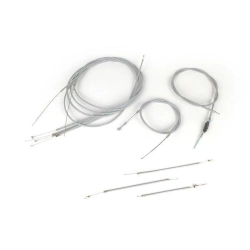 BGM ORIGINAL cable kit with self-lubricating inner sheath Vespa PK XL1, GREY