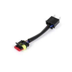 Kit de cable adaptador para conversión de faro H4 a proyector original PIAGGIO LED -BGM PRO- Vespa Primavera 50-125-150, Sprint 50-125-150, GTS125-300 (modelos 2014-2018)