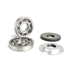 Kit BGM Original BGM1108 con due cuscinetti Nadella 25x62x12 mm e tre paraoli Corteco per Vespa GL, Sprint, GT, GTR, TS, VNA, VNB e VBB.