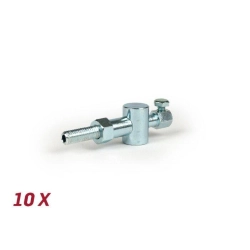 BGM ORIGINAL BGM6486X: 10 kit fissaggio cavo freno M6×1,0 per conversioni compatibili Vespa PK, PX, T5, Rally, Sprint, TS, GT, GTR e Super.