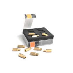 Set BGM PRO 2599106 con 10 getti massimo tipo Keihin 99101-357 nelle misure 150-172, per carburatori PWK, Polini CP, Koso e OKO compatibili.