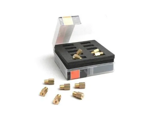 Kit BGM PRO di 10 getti massimo Mikuni tipo 4/042, filetto M5×0,9, misure 280-325 a passi di 5 per carburatori TM, TMX, VM e Arreche compatibili.