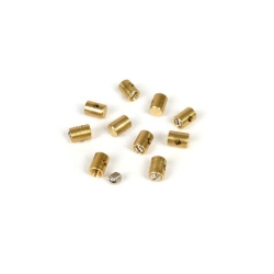 Kit BGM Original BGM6491X da 10 morsetti a vite per cavo gas, misura 5,5x7,5 mm. Per comandi compatibili; verificare sede e diametro del filo.
