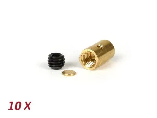 Kit morsetti lunghi -BGM ORIGINAL Ø=10x16.25mm- Lambretta LI, LIS, SX, TV (serie 2-3), DL, GP - 10 pz