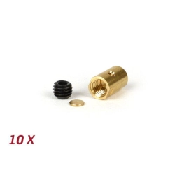 Kit morsetti lunghi -BGM ORIGINAL Ø=10x16.25mm- Lambretta LI, LIS, SX, TV (serie 2-3), DL, GP - 10 pz