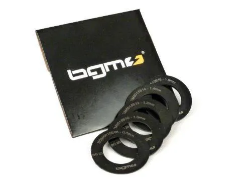 Kit rondelle distanziali frizione -BGM ORIGINAL- Lambretta LI, LIS, SX, TV (serie 2-3), DL, GP - 0.8mm, 1.0mm, 1.2mm, 1.4mm, 1.6mm