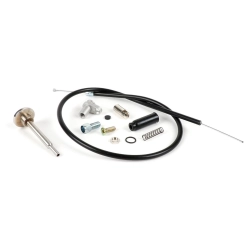 Kit Scooter Center con adattatore, cavo e leva per comandare a filo lo starter Dell'Orto PHBH, PHBL, VHSA e VHSB su Vespa Largeframe.